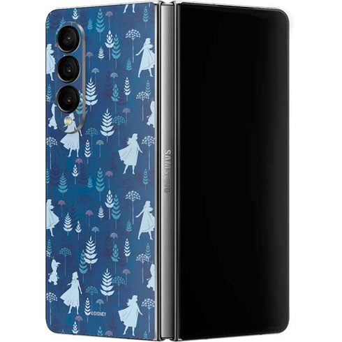 Disney Frozen II Frozen II Pattern Galaxy Z Fold4 5G Skin